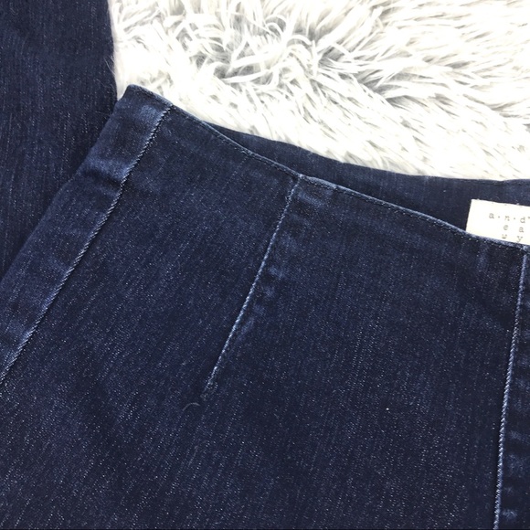 A New Day Dark Wash Zipper Ankle Jeggings EUC - Picture 4 of 9